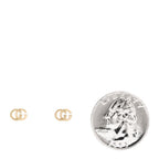 Gucci 18K Yellow Gold Mini Running GG Stud Earrings