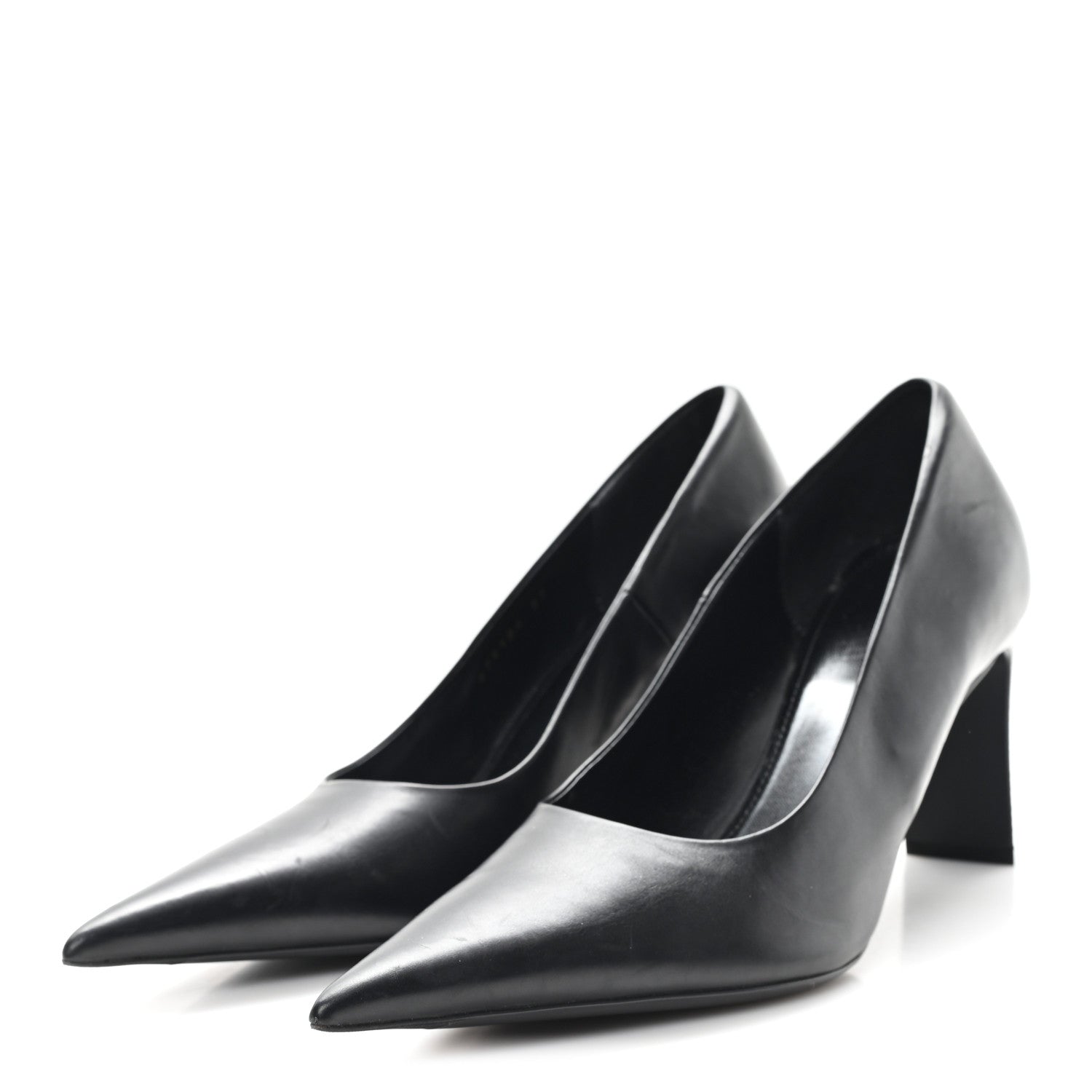 Balenciaga Calfskin Blade Knife Pumps 37 Black