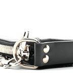 Balenciaga Calfskin Chain Cuff Wristlet Wallet Black