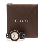 Gucci Stainless Steel Calfskin 35mm U-Play Quartz Watch Brown