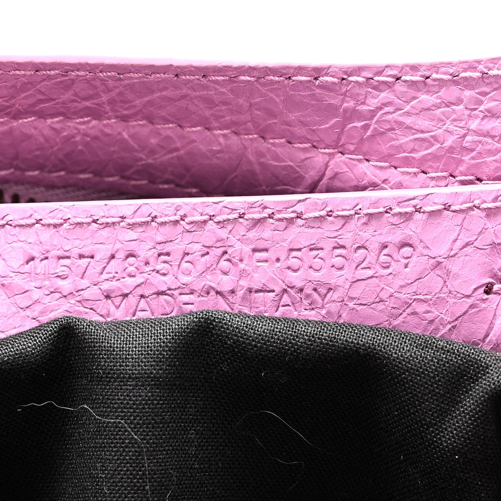 Balenciaga Agneau Classic Hardware City Rose Berlingot