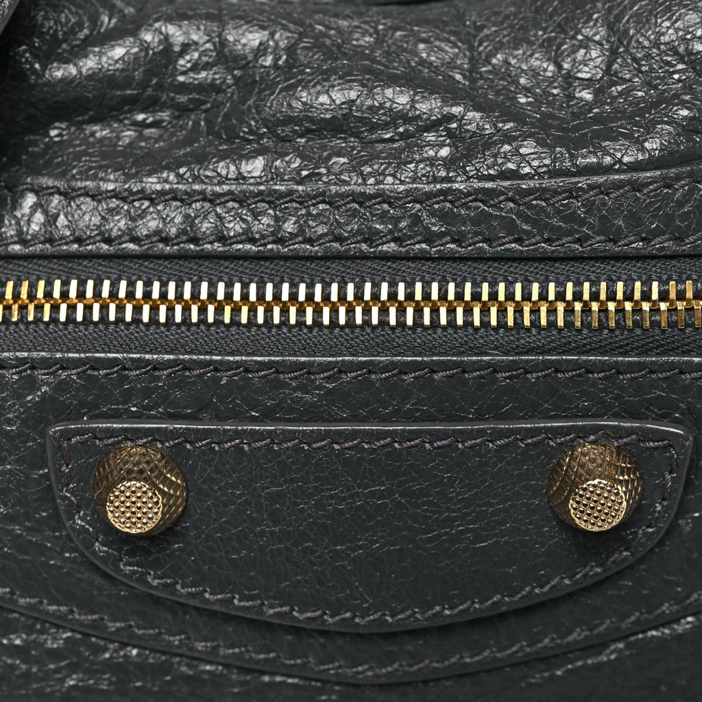 Balenciaga Agneau Giant 12 Gold Hardware City Gris Fossile