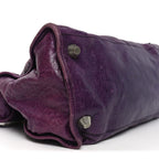 Balenciaga Agneau Giant 21 Silver Hardware Work Raisin