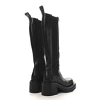 Bottega Veneta Calfskin The Lug Chelsea 30/70mm Tall Boots 37.5 Black