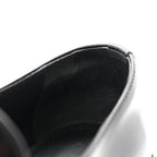 Prada Spazzolato Metal Triangle Logo 50mm Loafers 37.5 Black