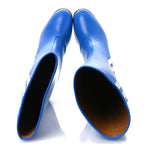 Gucci X ADIDAS Calfskin Elizabeth Knee Boots 39 Blue