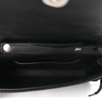 Balenciaga Faux Calfskin Fabric Sneakerhead Phone Crossbody Bag Black