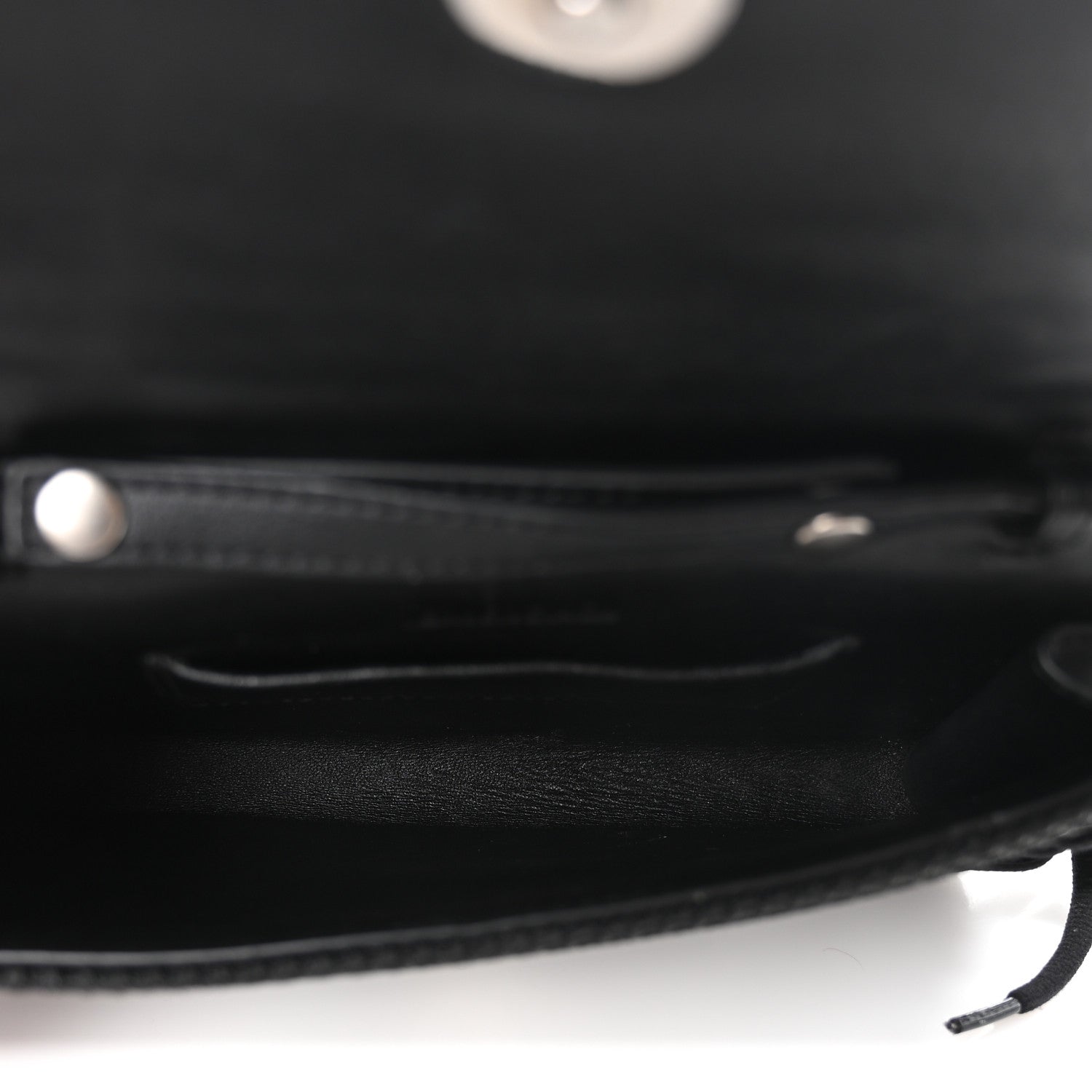 Balenciaga Faux Calfskin Fabric Sneakerhead Phone Crossbody Bag Black