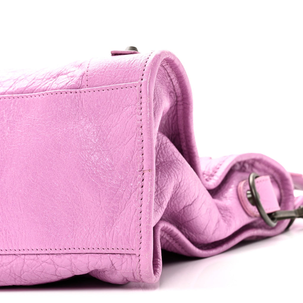 Balenciaga Agneau Classic Hardware City Rose Berlingot
