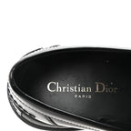 Christian Dior Brushed Calfskin Dior Code Lug Sole Platform 35mm Loafers 38.5 Black