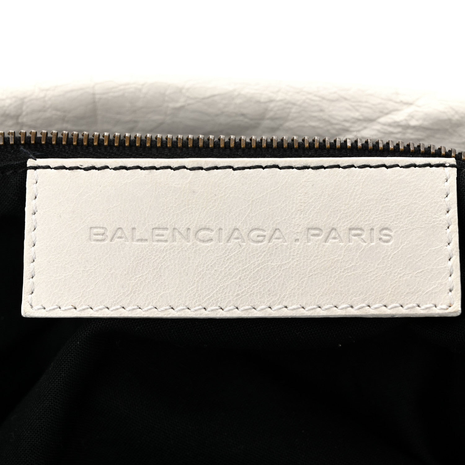 Balenciaga Agneau Classic Hardware Twiggy White