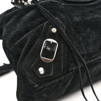 Balenciaga Baby Daim Suede Classic Hardware Town Black