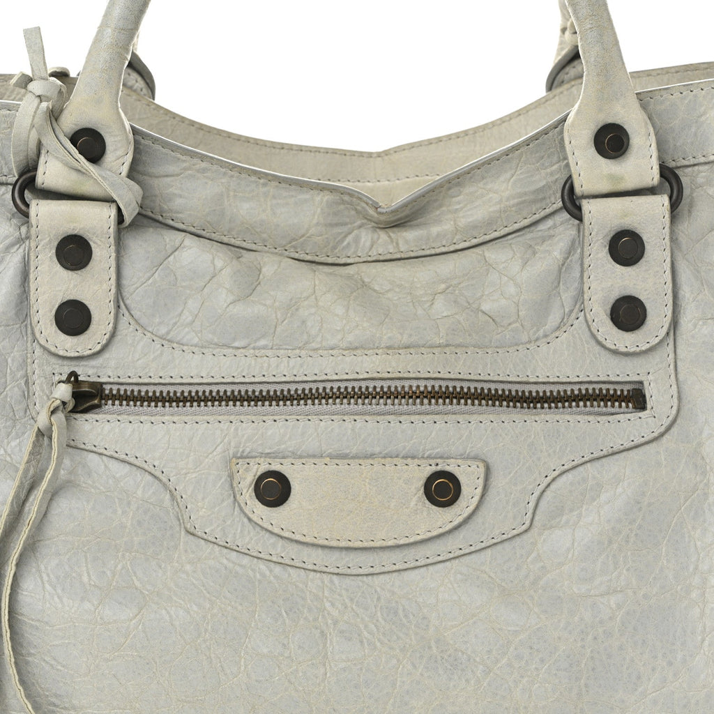 Balenciaga Agneau Classic Hardware City Gris Ciment
