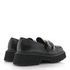 Gucci Cordovan Lux Dionysus Hunder Loafers 39.5 Black