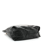 Balenciaga Crushed Calfskin Crush Medium Chain Tote  Black