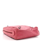 Balenciaga Agneau Classic Hardware Briefcase Tote Pivoine