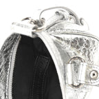 Balenciaga Agneau Arena Neo Cagole Mini Handbag Silver