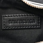 Balenciaga Agneau Arena Lunar New Year Graffiti Logo Le Cagole Shoulder Bag XS Black