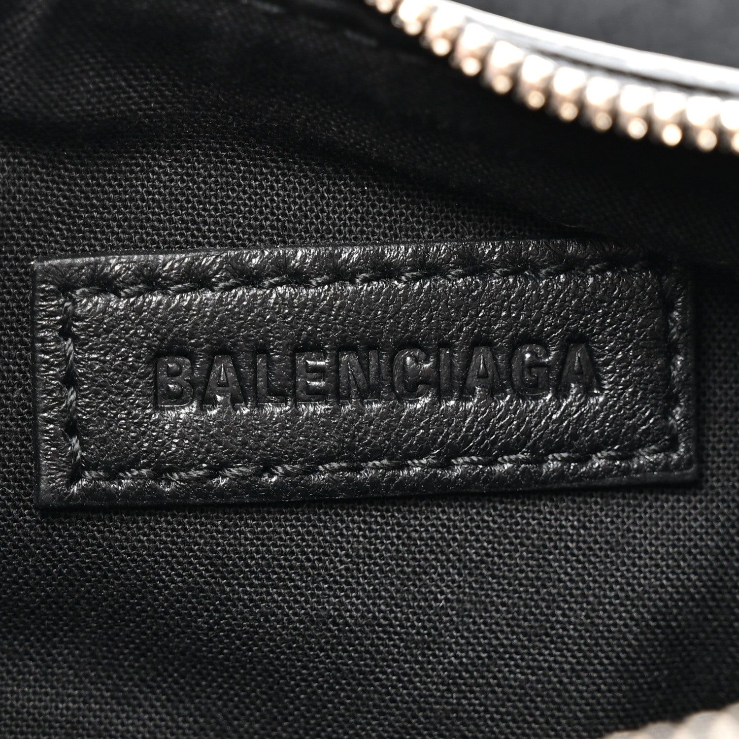 Balenciaga Agneau Arena Lunar New Year Graffiti Logo Le Cagole Shoulder Bag XS Black