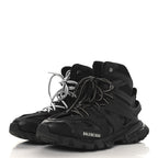 Balenciaga Mesh Nylon Mens Track Hike Sneakers 42 Black