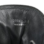Prada Spazzolato Chocolate 50mm Combat Boots 36.5 Black