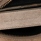 Balenciaga Agneau Giant 12 Rose Gold Hardware Work Gris Poivre