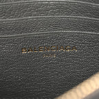 Balenciaga Chevre Gold Metallic Edge Hardware XS Reporter Crossbody Gris Acier