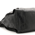 Balenciaga Arena Lambskin Brass Hardware Le City Travel Bag Black