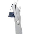 Balenciaga Agneau Giant 12 Silver Hardware S City Bleu Roi