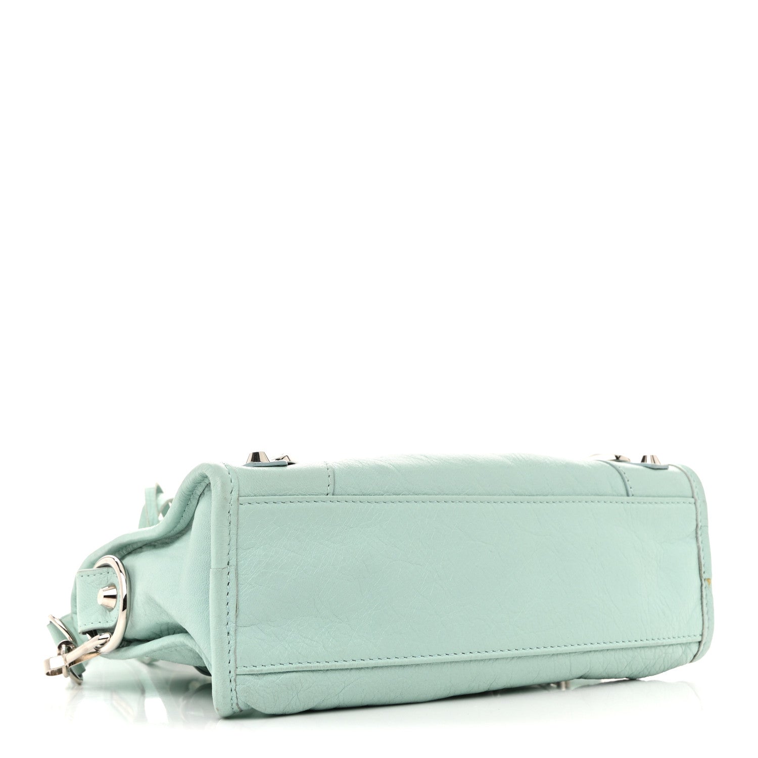 Balenciaga Agneau Classic Silver Hardware Mini City Maldives
