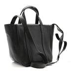 Balenciaga Calfskin XS Laundry Cabas Tote Black