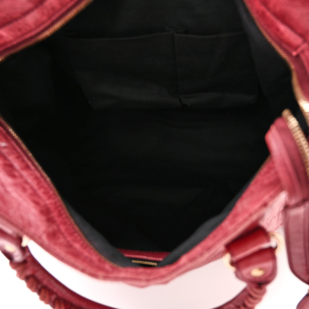 Balenciaga Agneau Giant 12 Rose Gold Hardware Velo Cassis