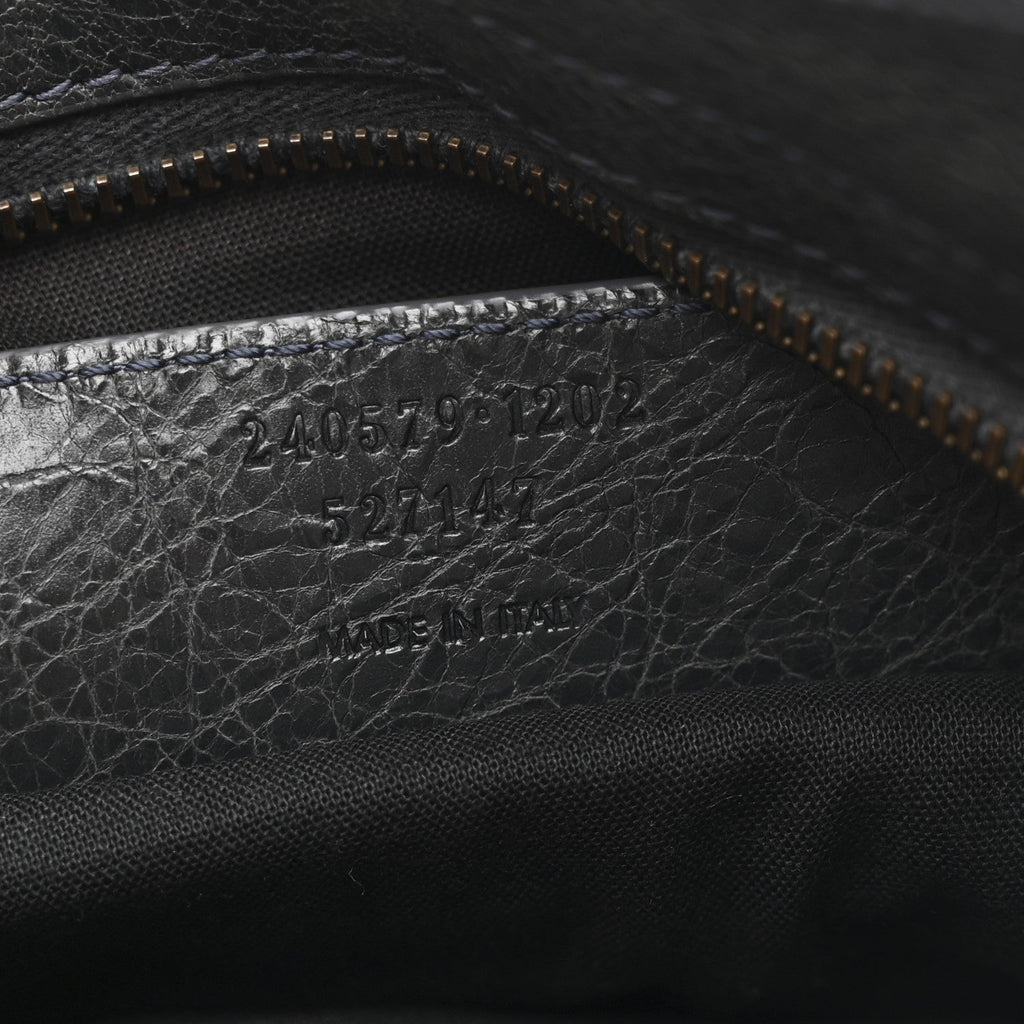 Balenciaga Agneau Classic Hardware Town Anthracite