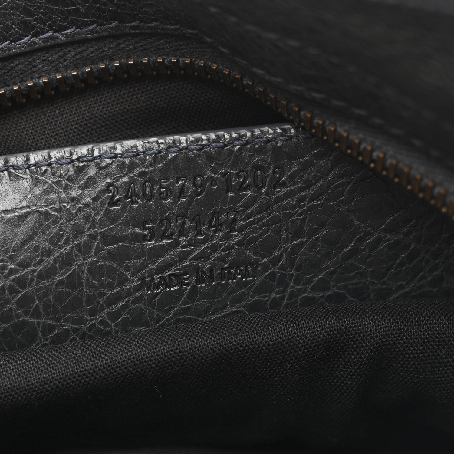 Balenciaga Agneau Classic Hardware Town Anthracite