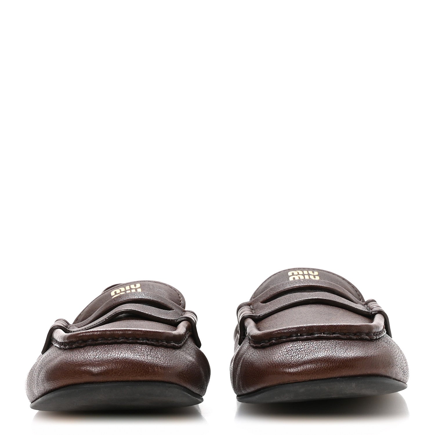 Miu Miu Ruches Nappa Loafer 35.5 Radica