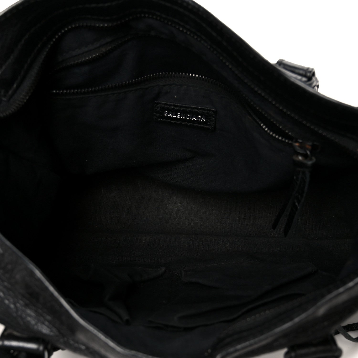 Balenciaga Agneau Arena Classic Black Hardware S City Black
