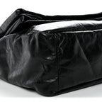 Balenciaga Arena Calfskin Medium Monaco Chain Shoulder Bag Black