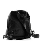 Balenciaga Agneau Classic Silver Hardware Backpack Black