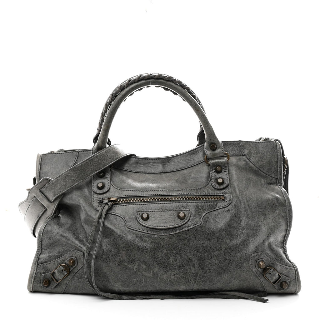 Balenciaga Chevre Classic Hardware City Grey