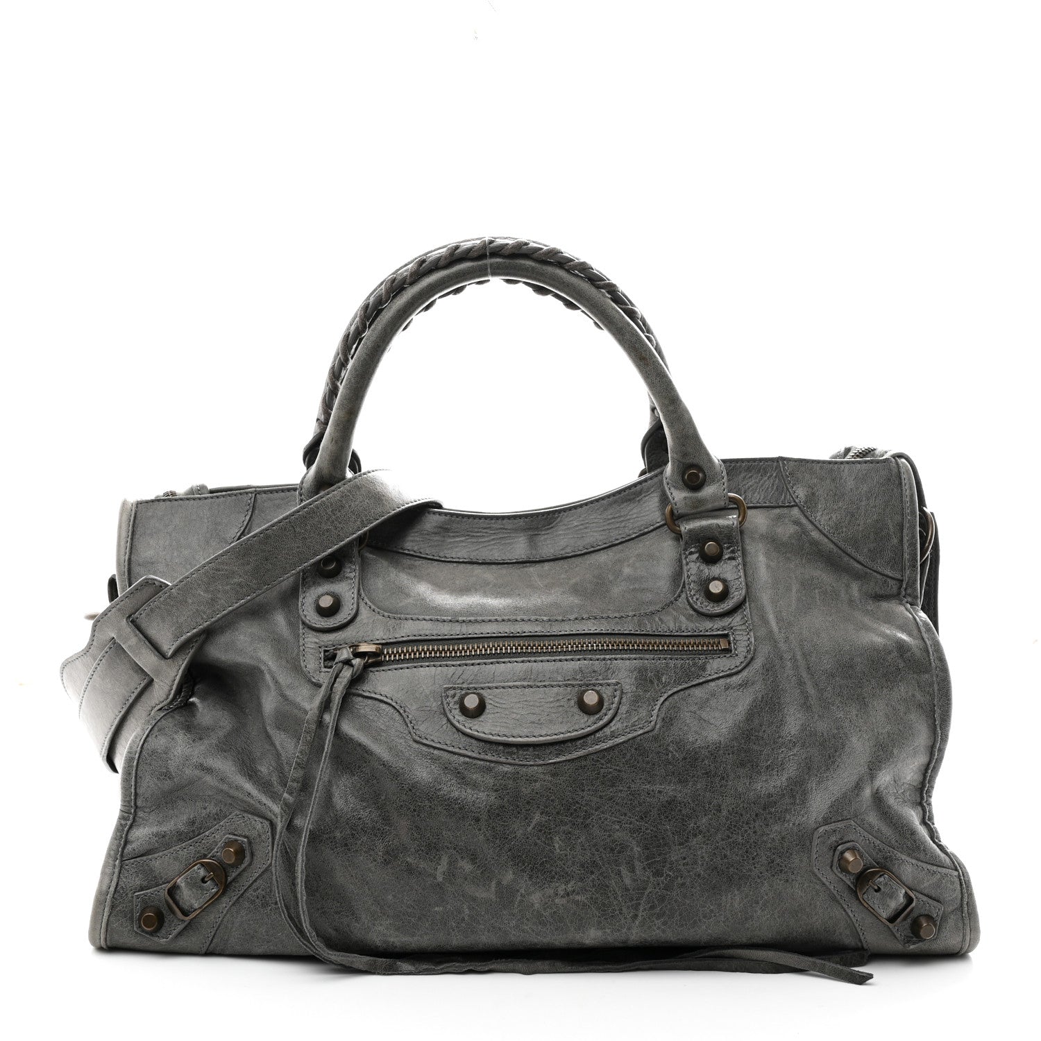 Balenciaga Chevre Classic Hardware City Grey