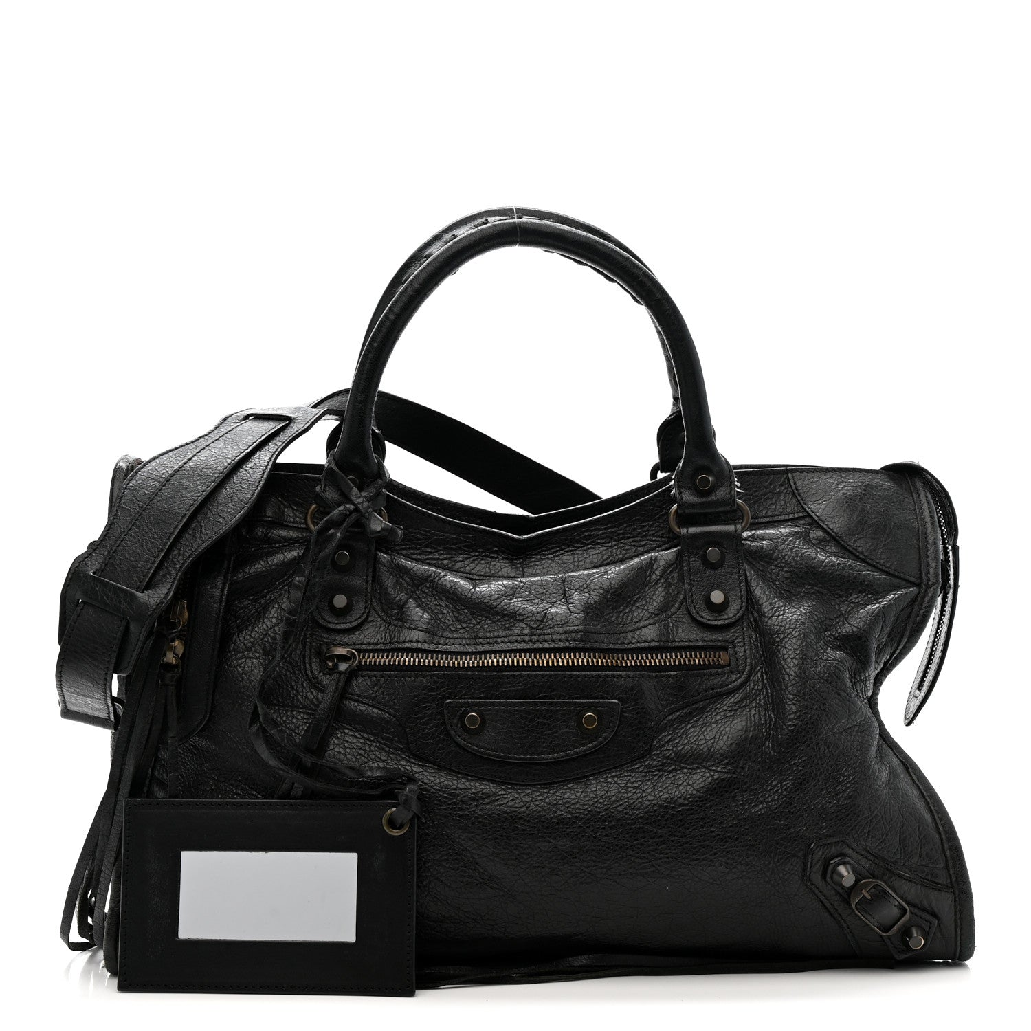 Balenciaga Agneau Classic Hardware City Black