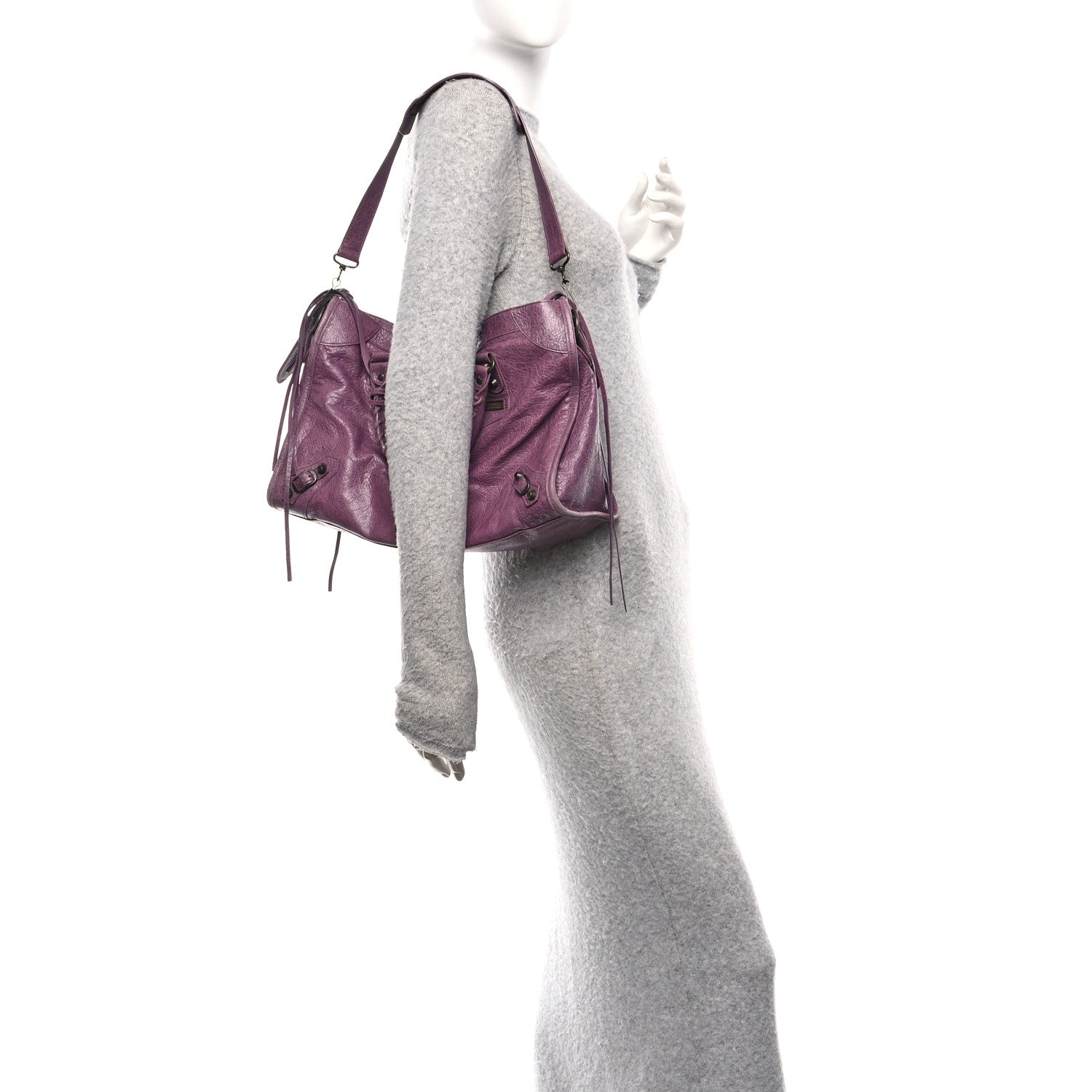Balenciaga Agneau Classic Hardware City Murier