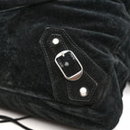 Balenciaga Baby Daim Suede Classic Hardware Town Black