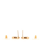Chanel Pearl CC Earrings Gold