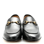 Gucci Betis Glamour Calfskin Womens Jordaan Loafers 37 Black