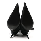 Balenciaga Spandex Pointed Toe Knife Thigh High Boots 39 Black