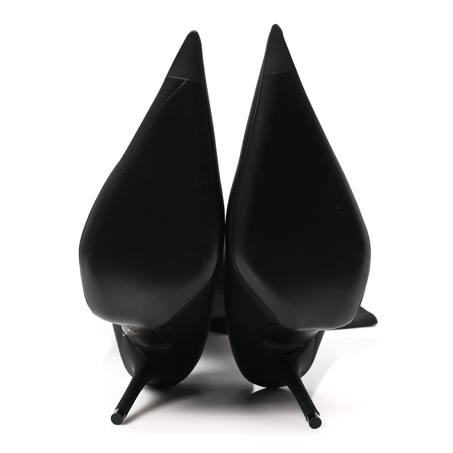 Balenciaga Spandex Pointed Toe Knife Thigh High Boots 39 Black