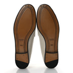 Gucci Calfskin Womens Jordaan Loafers 35.5 Mystic White