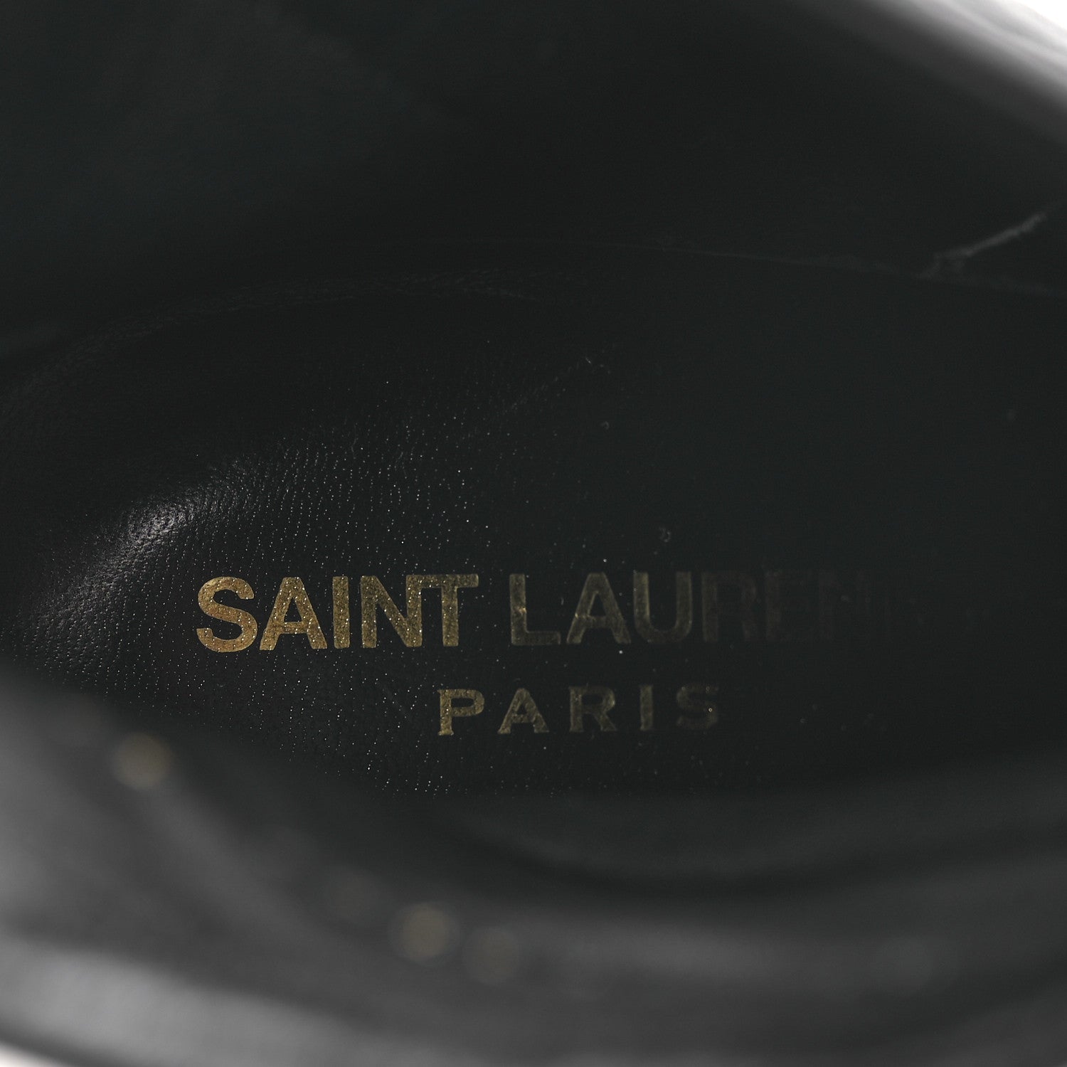 Saint Laurent Nappa Vendome Opyum 110 Ankle Boots 37 Black