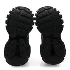Balenciaga Mesh Nubuck Effect Fabric LED Womens Track Sneakers 37 Black